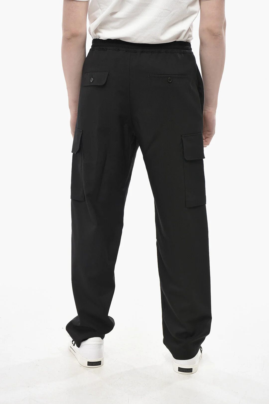 Marni og1mm0326 Virgin Wool Cargo Pant in Black Size US 32 / EU 48 - 2 Thumbnail