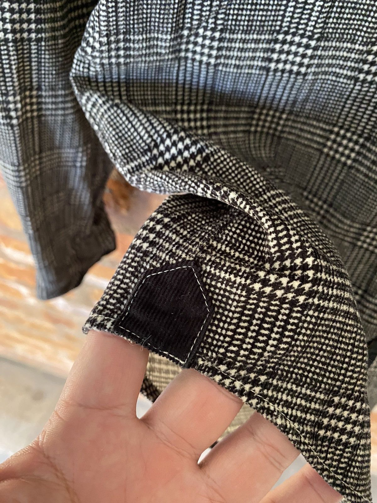 Japanese Brand × Katharine Hamnett London × PPFM 2000s Hamnett velour button shirt Size US S / EU 44-46 / 1 - 9 Thumbnail