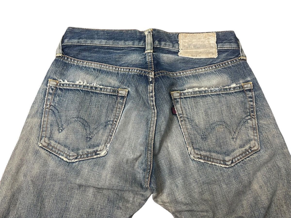 Edwin Vintage Edwin 503 Faded Distressed Jeans Streetwear Size US 30 / EU 46 - 4 Thumbnail