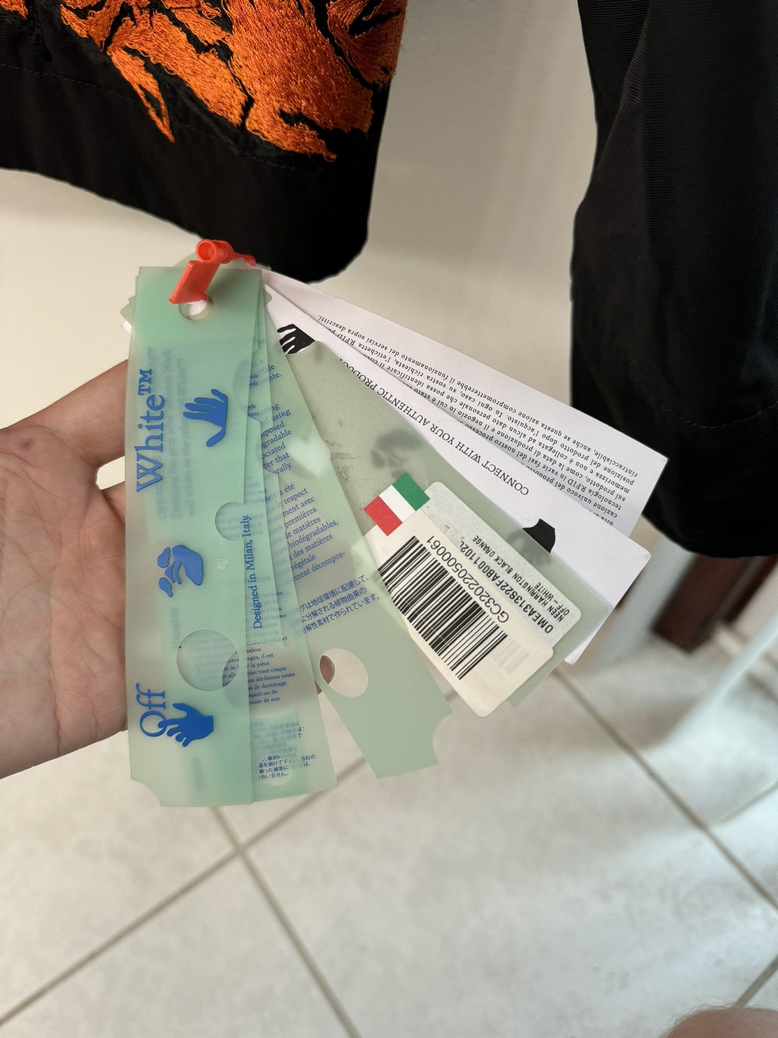 Off-White NWT OFF-WHITE™ Neen Harrington Style Jacket (MSRP$2265) Size US L / EU 52-54 / 3 - 7 Thumbnail
