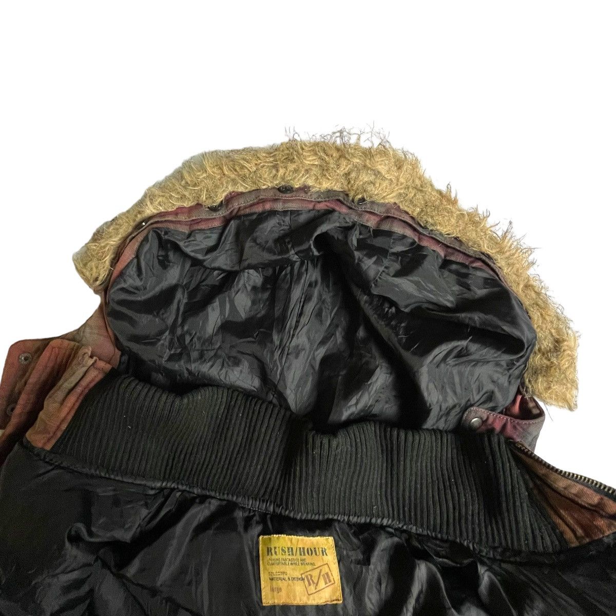 If Six Was Nine × Japanese Brand × Le Grande Bleu (L.G.B.) 🇯🇵 SUN FADED RUSH HOUR TARTAN FUR HOODIE FULL ZIP JACKET Size US L / EU 52-54 / 3 - 17 Thumbnail