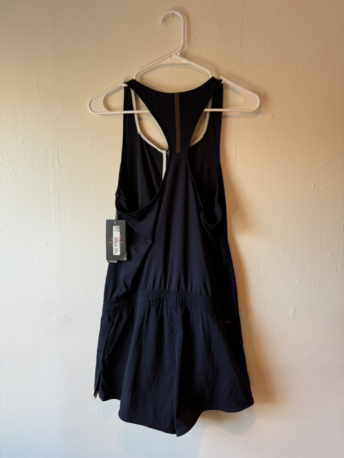 New Balance New Balance Q Speed Dry Racerback Romper Jumpsuit Sz Medium Size 36" / US 14 / IT 50 - 6 Thumbnail