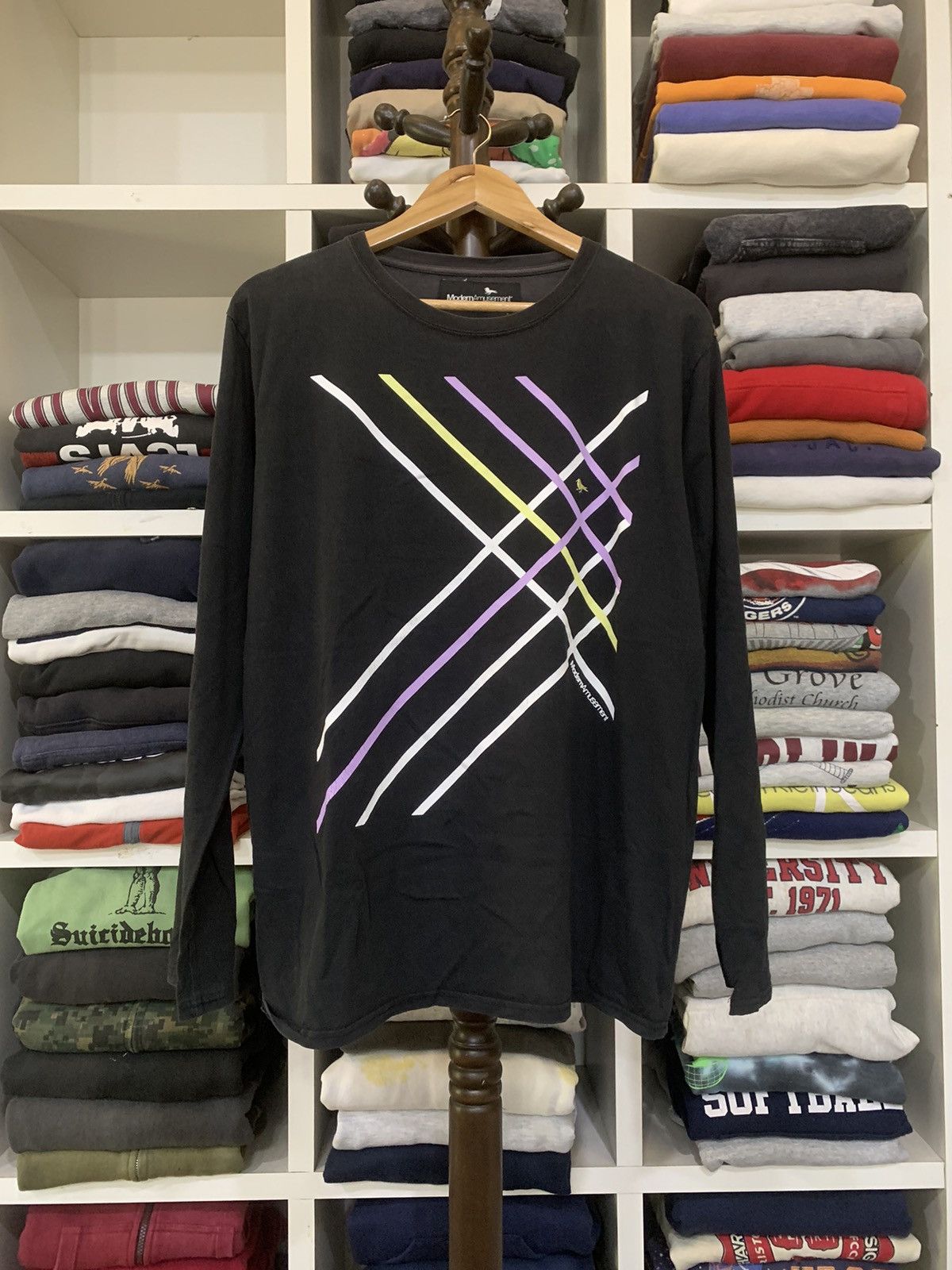 image of Modern Amusements Shirt in Black, Men's (Size Large)