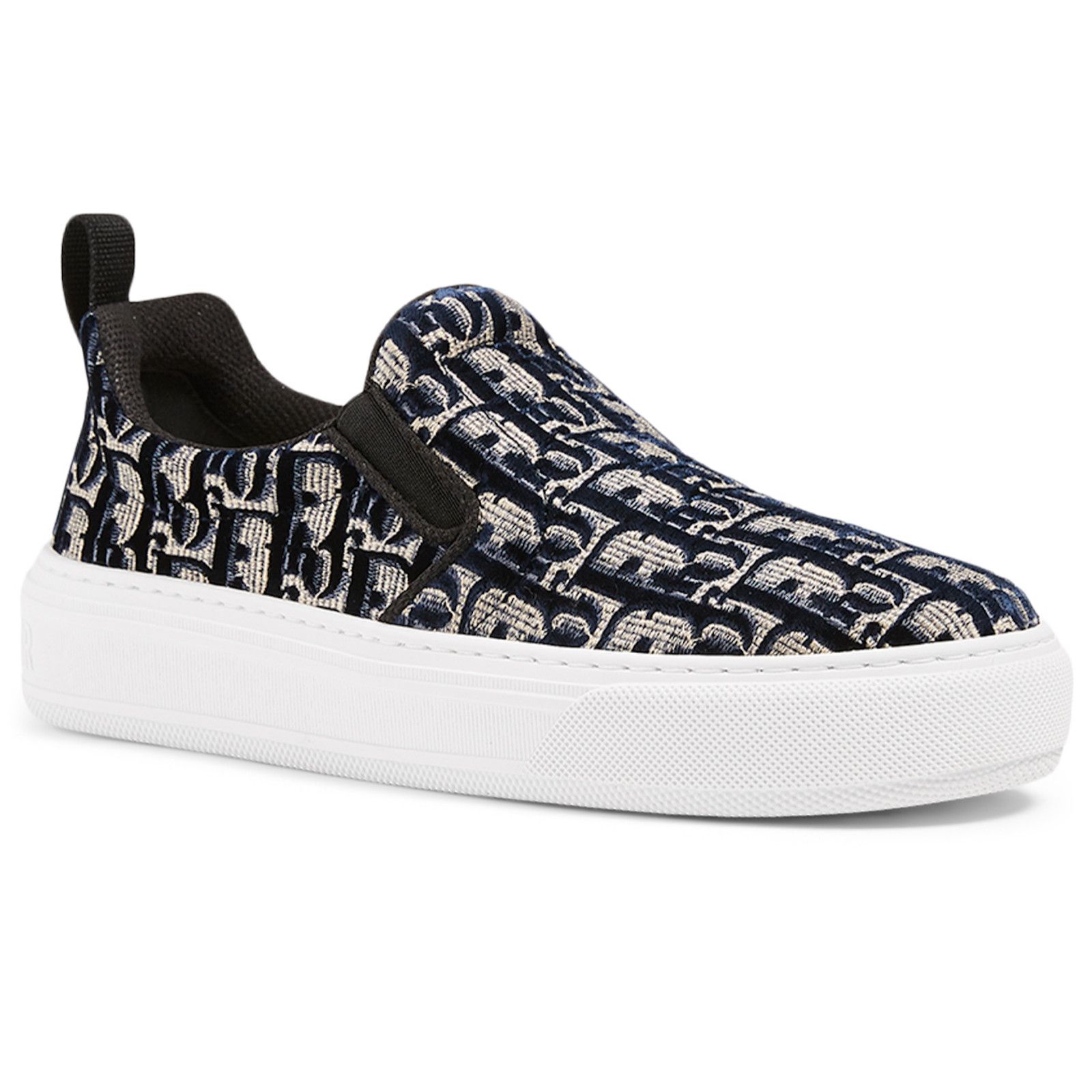 Dior Solar Oblique Logo White Flat Skate Slip On Low Sneaker 41.5 Size US 11.5 / IT 41.5 - 1 Thumbnail