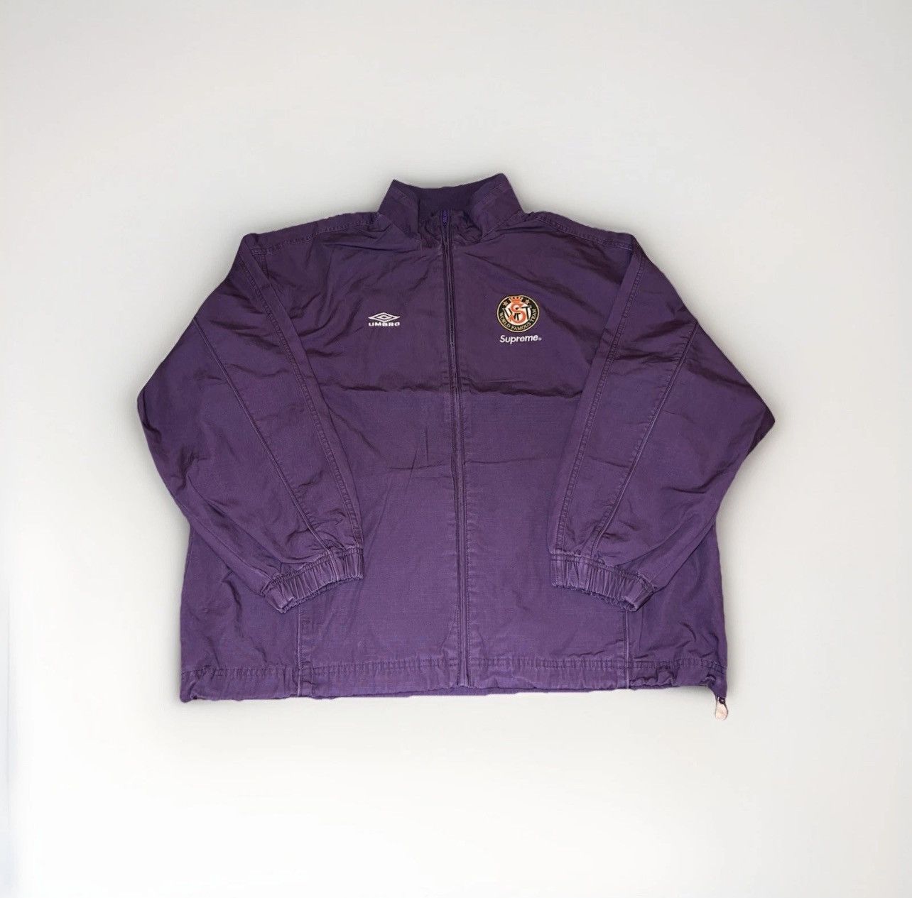 Supreme Umbro Cotton Ripstop Track Jacket Plum Size Large