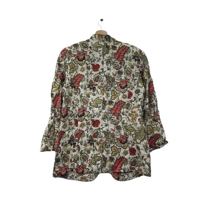 Hardy Amies HARDY AMIES BOUTIQUE London Floral Flower Blazer Sport Coat Size S / US 4 / IT 40 - 5 Thumbnail
