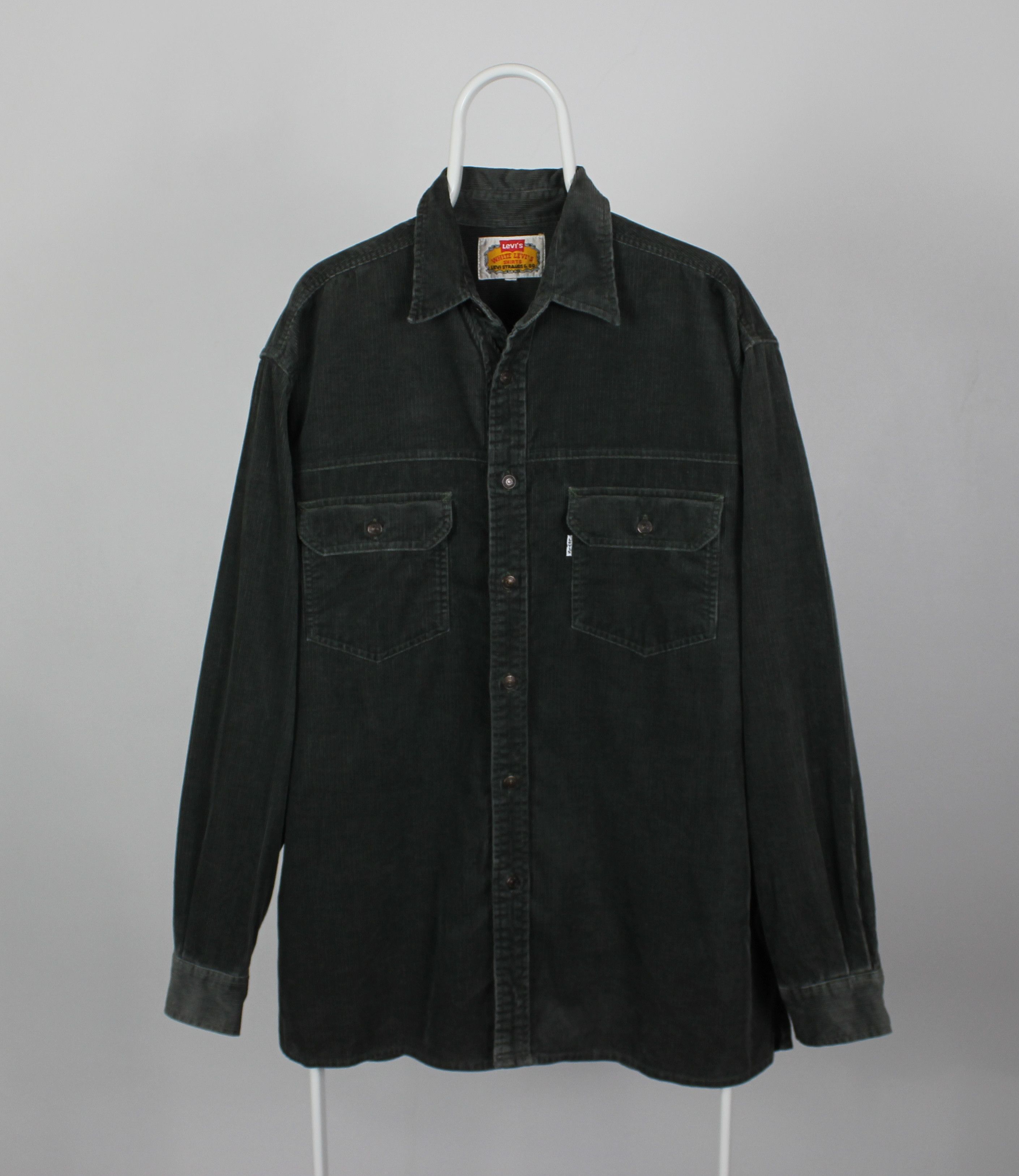 Levi's Levi's shirt overshirt vintage L XL green olive Size US XL / EU 56 / 4 - 1 Thumbnail