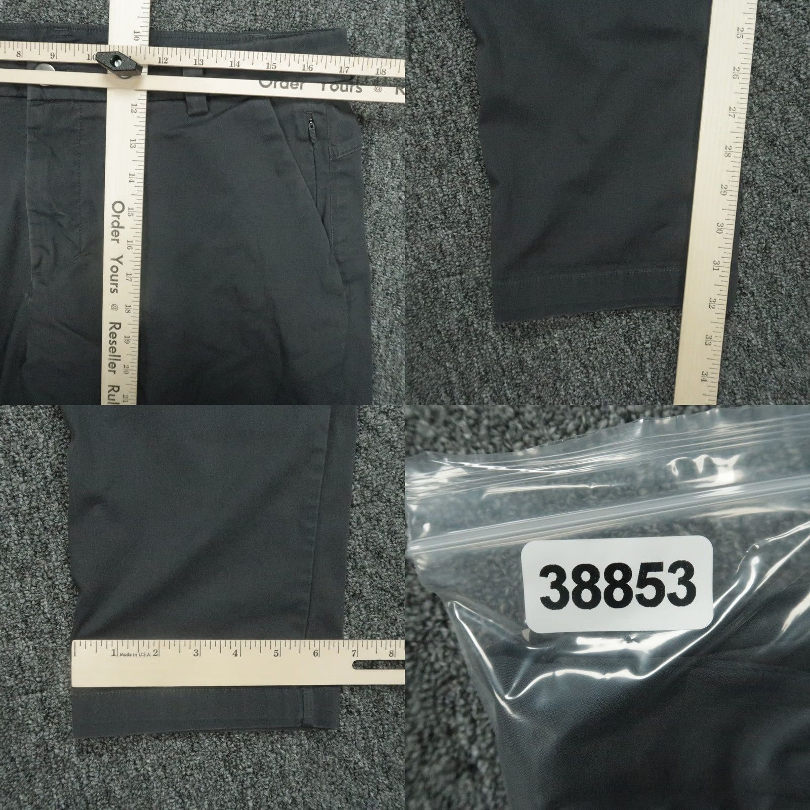 Lululemon Lululemon Pants Mens 34x32 Gray Commission Classic Fit Swift Cotton Zip Pocket Casual Workwear Size US 34 / EU 50 - 8 Thumbnail