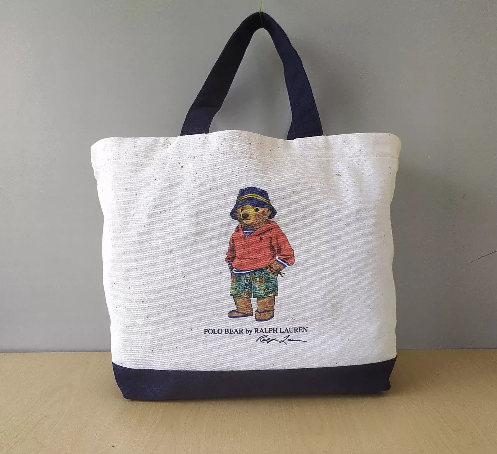 Polo Ralph Lauren Polo Ralph Lauren Polo Bear canvas tote bag IFD 8051 Size ONE SIZE - 1 Thumbnail