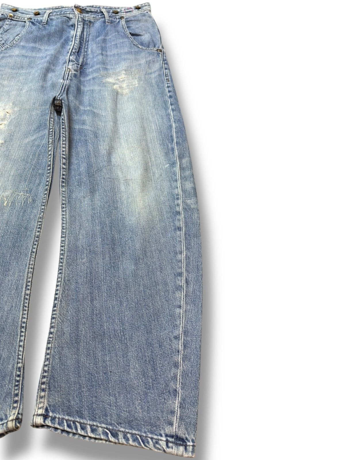 Journal Standard Vintage Journal Standard Baggy Ripped Distressed Denim Size US 31 - 4 Thumbnail