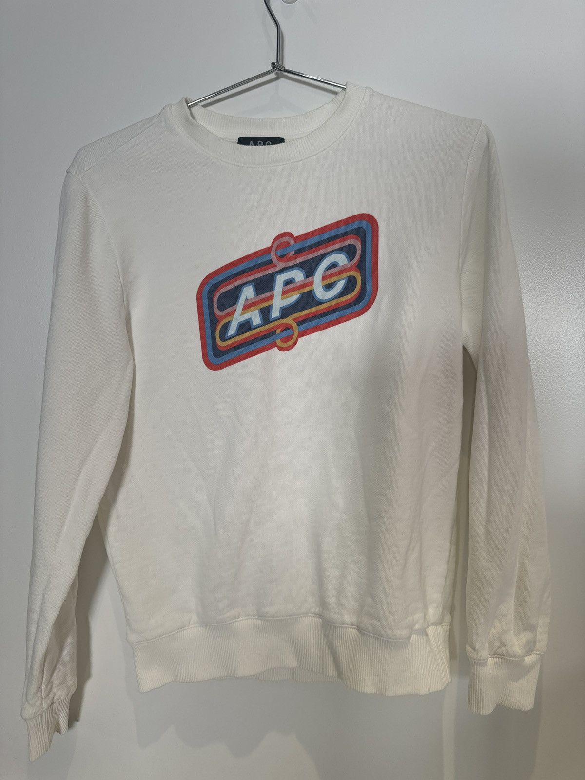 A.P.C. Retro Style Crew Neck Size US S / EU 44-46 / 1 - 1 Thumbnail
