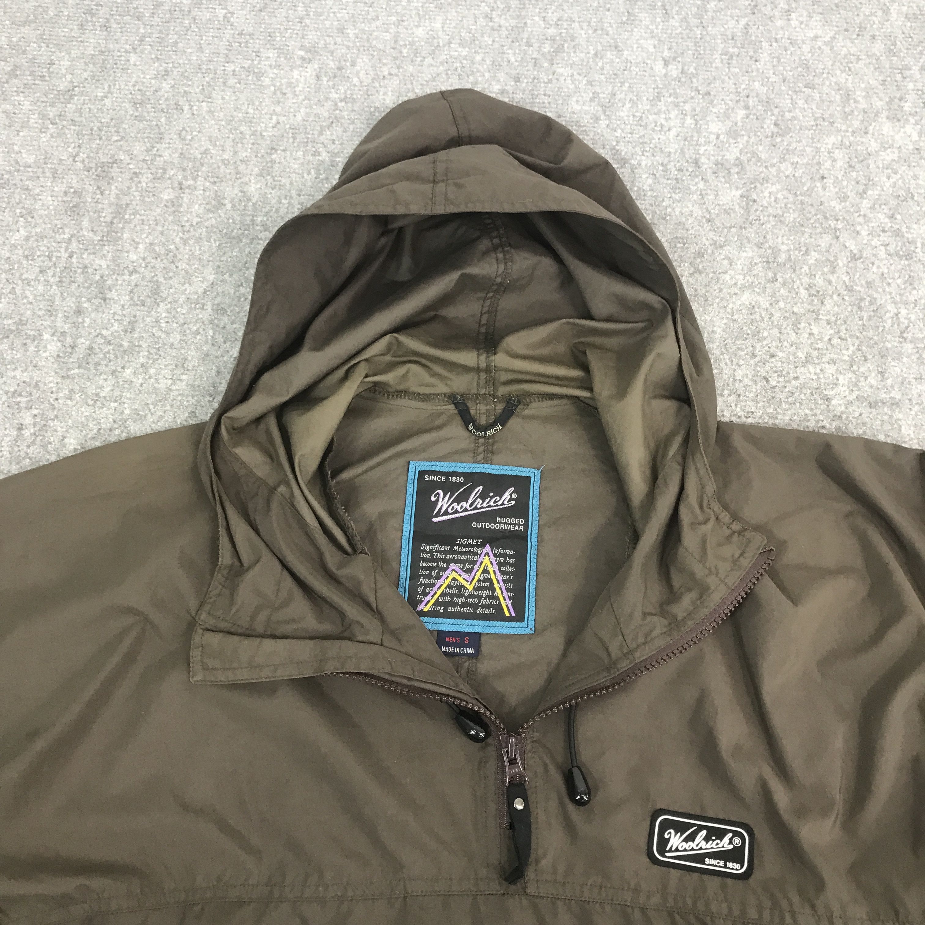 Woolrich Woolen Mills Rare woolrich Windbreaker Anorak jacket Size US S / EU 44-46 / 1 - 8 Thumbnail