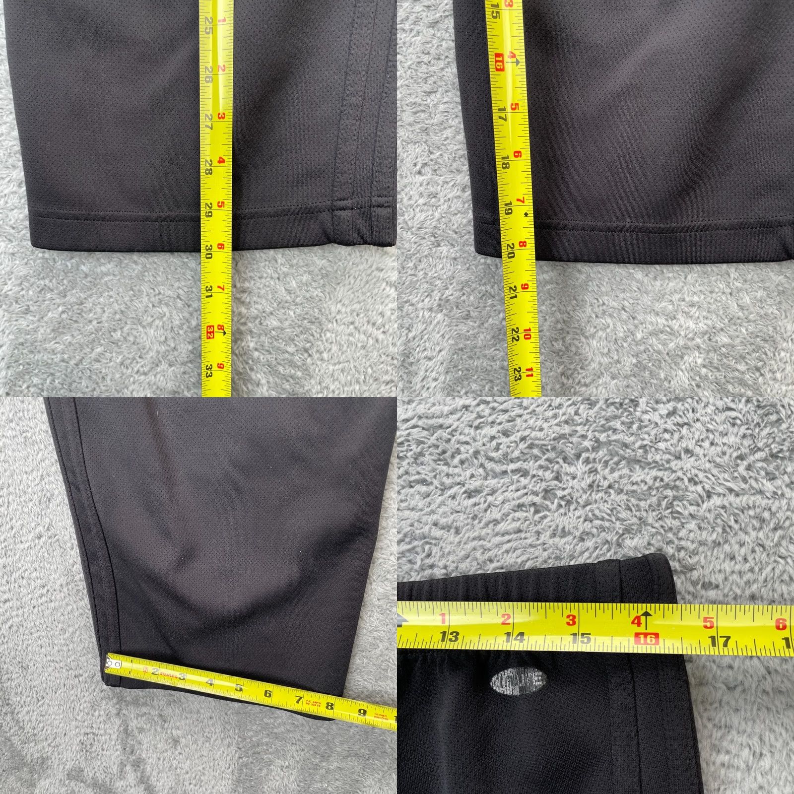 Adidas Adidas Pants Womens Medium Black Climalite Track 3 Stripes Cropped Straight Leg Size 42" / US 20 - 8 Thumbnail