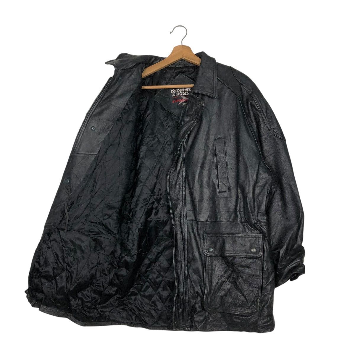Japanese Brand 🔥VINTAGE BIKER LEATHE RJACKET BLANKET D’HOMME A HOMME Size US M / EU 48-50 / 2 - 13 Thumbnail