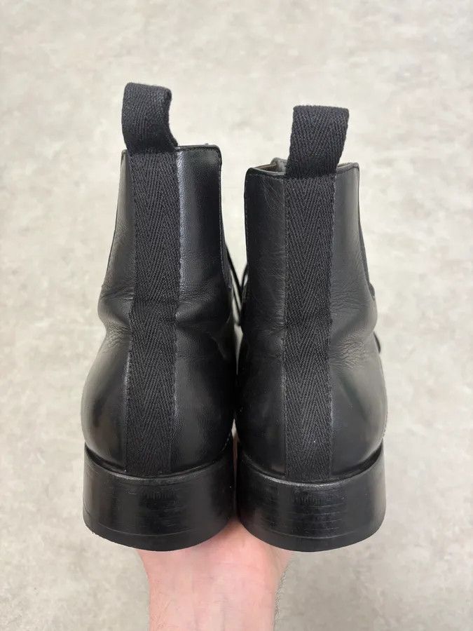 Miu Miu 2000s Miu Miu Black Leather Combat Boots Size US 11 / EU 44 - 9 Thumbnail