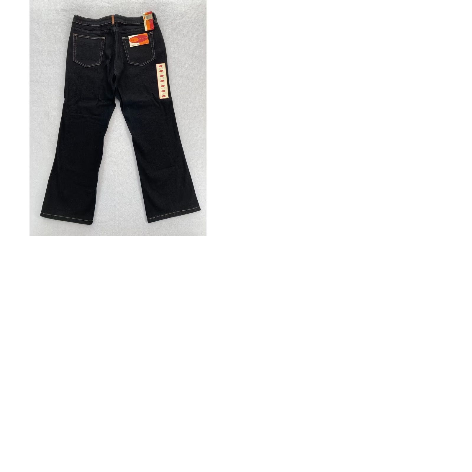 Lee Lee One True Fit Jeans Women's 11/12P Petite Bootcut Stretch Dark Wash Blue denim jean Size 32" / US 10 / IT 46 - 9 Thumbnail