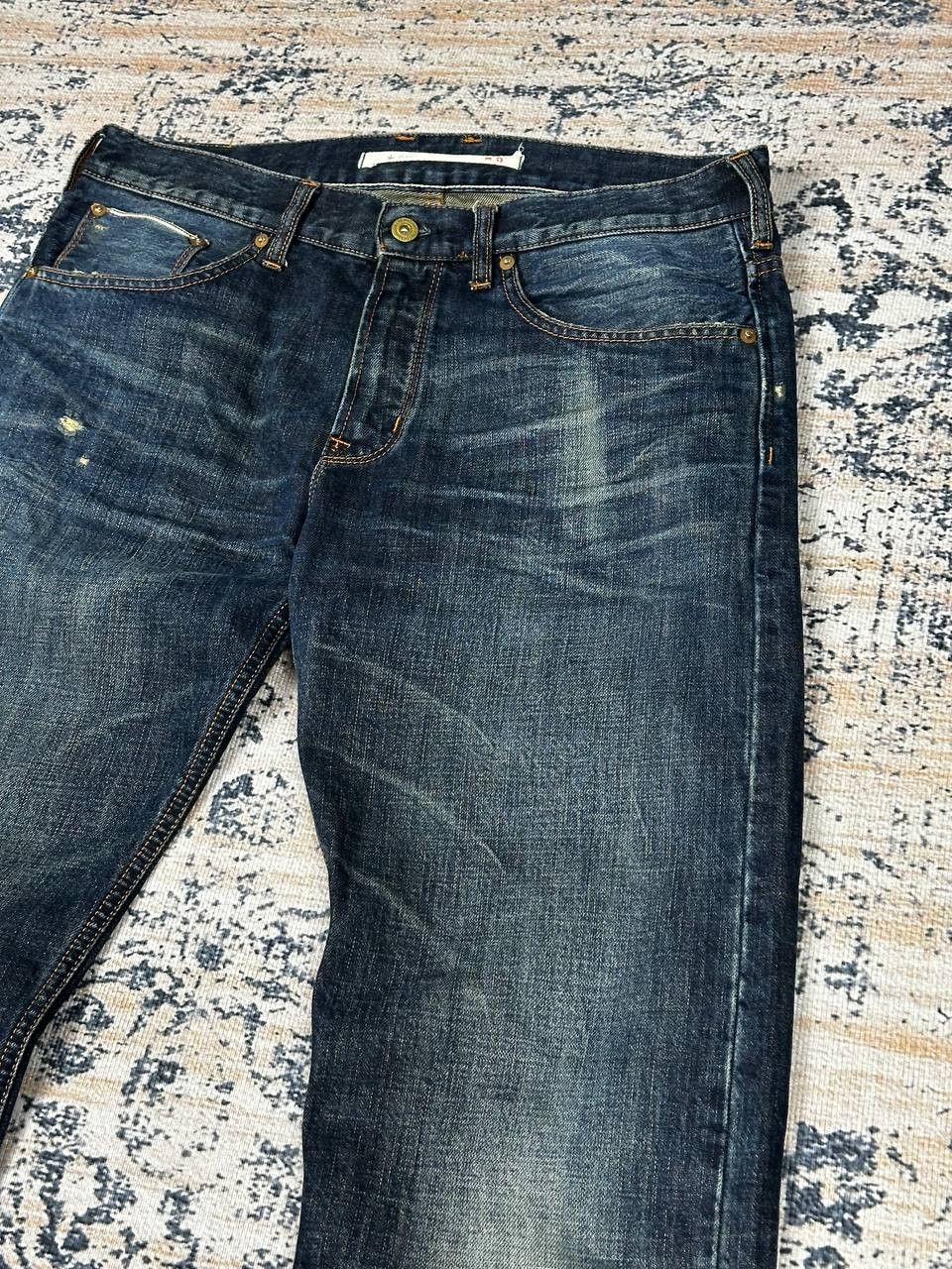Scarti-Lab Scarti-Lab Distressed Raw Denim Selvedge Jeans Size US 32 / EU 48 - 3 Thumbnail