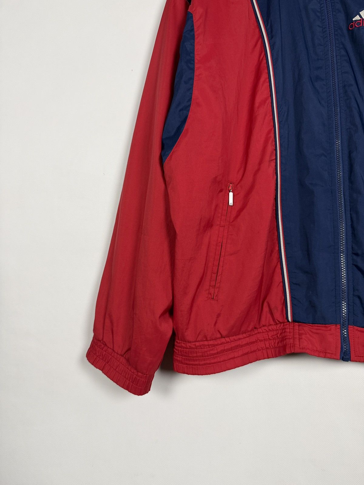 Adidas Men’s Adidas Vintage Full Zip Track Jacket Retro 90s Size L Size US L / EU 52-54 / 3 - 4 Thumbnail