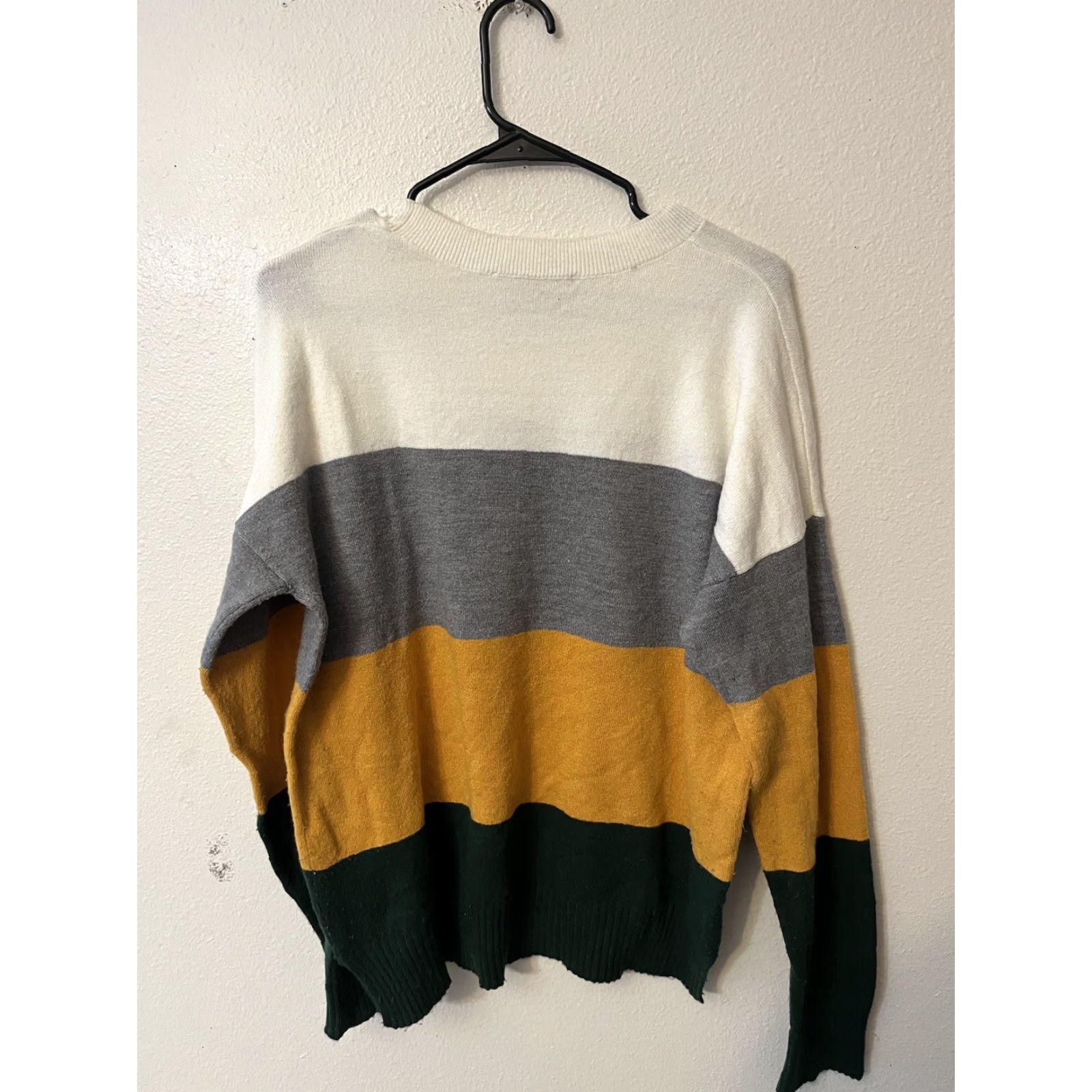 French Connection French Connection Multicolor Striped Long Sleeve Sweater Large Pullover Womens Size L / US 10 / IT 46 - 2 Thumbnail