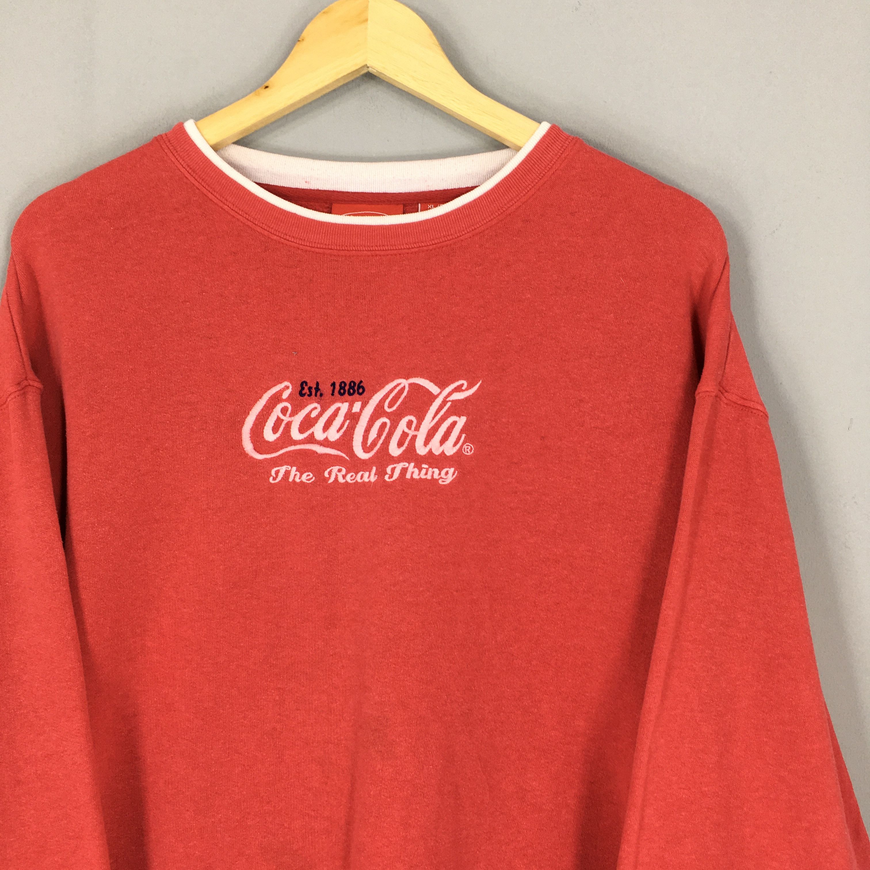 Coca Cola × Vintage Vintage Coca Cola Carbonated Drink Sweatshirt XLarge Size US XL / EU 56 / 4 - 2 Thumbnail