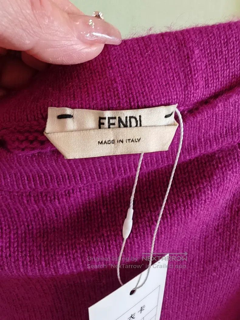Fendi Fendi Cashmere Knit Sweater Skirt Set Size XS / US 0-2 / IT 36-38 - 7 Thumbnail