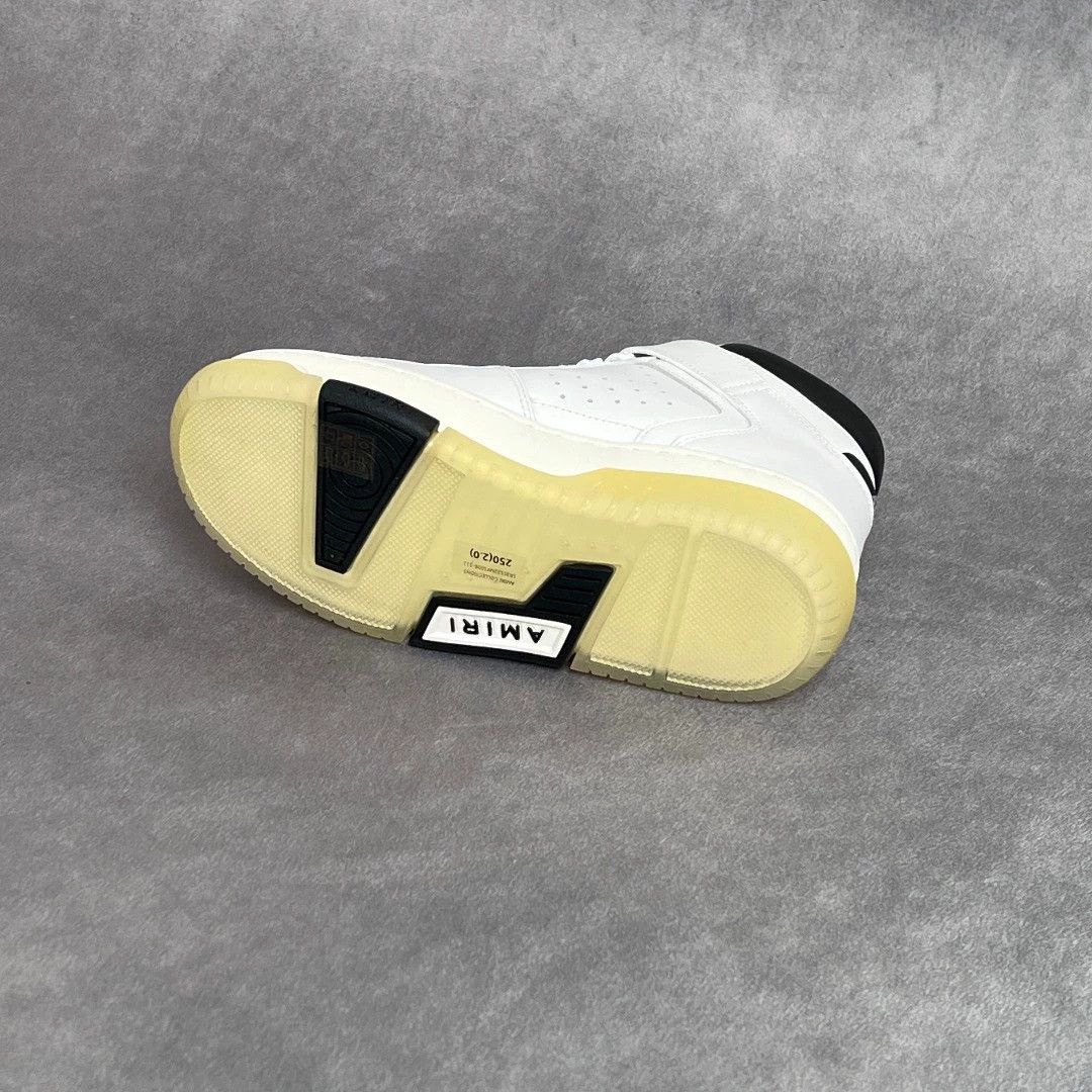 Amiri AMIRI White Leather High Top Sneakers Size US 7 / EU 40 - 8 Thumbnail