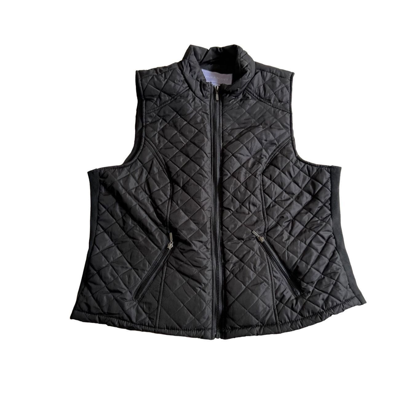 Schott LAURA SCOTT Lightweight puffer vest jacket size 2X Size XXL / US 16-18 / IT 52-54 - 1 Thumbnail
