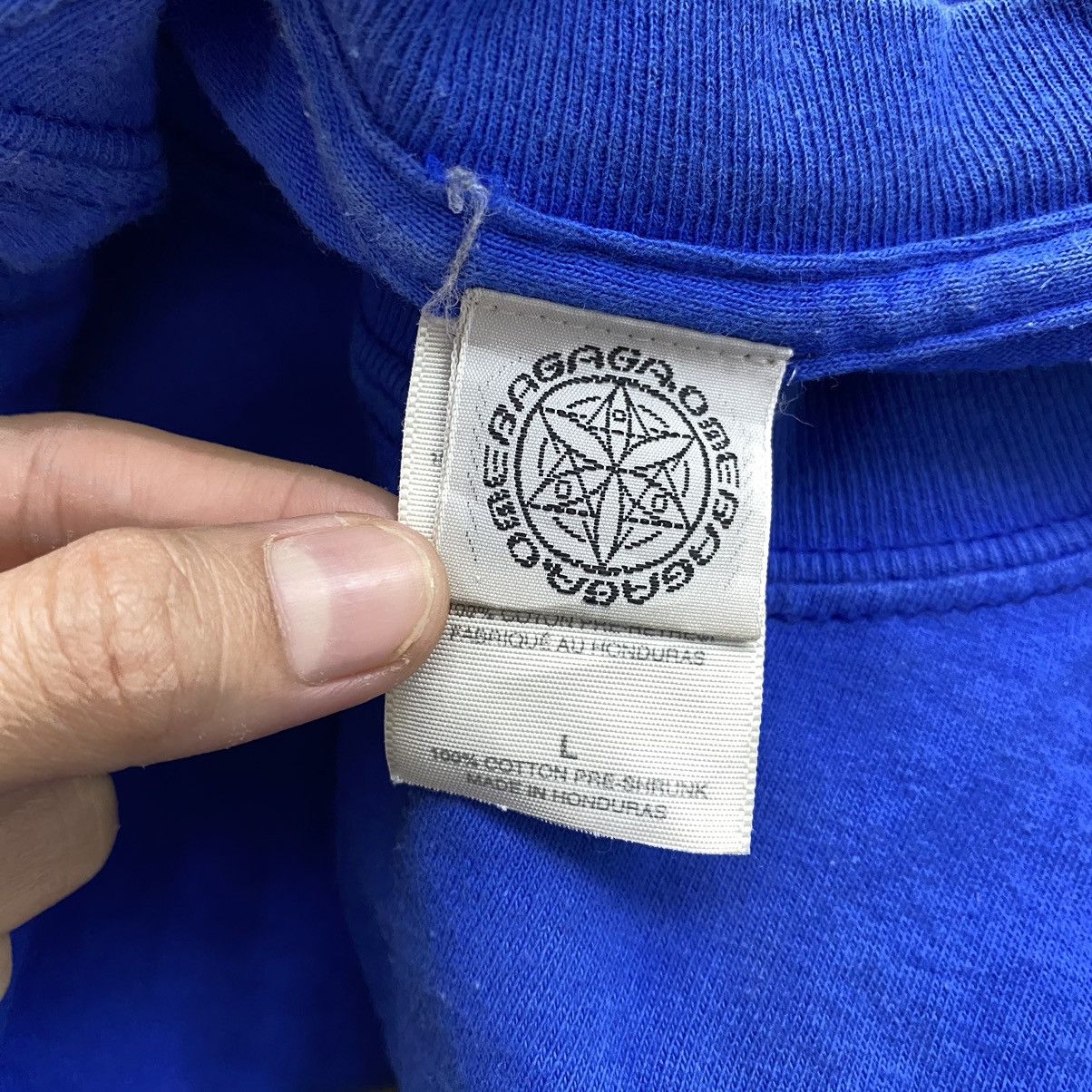Vintage Vintage BAGAGA.ONE Logo Print Design Long Sleeve Blue Shirt Size US L / EU 52-54 / 3 - 6 Thumbnail