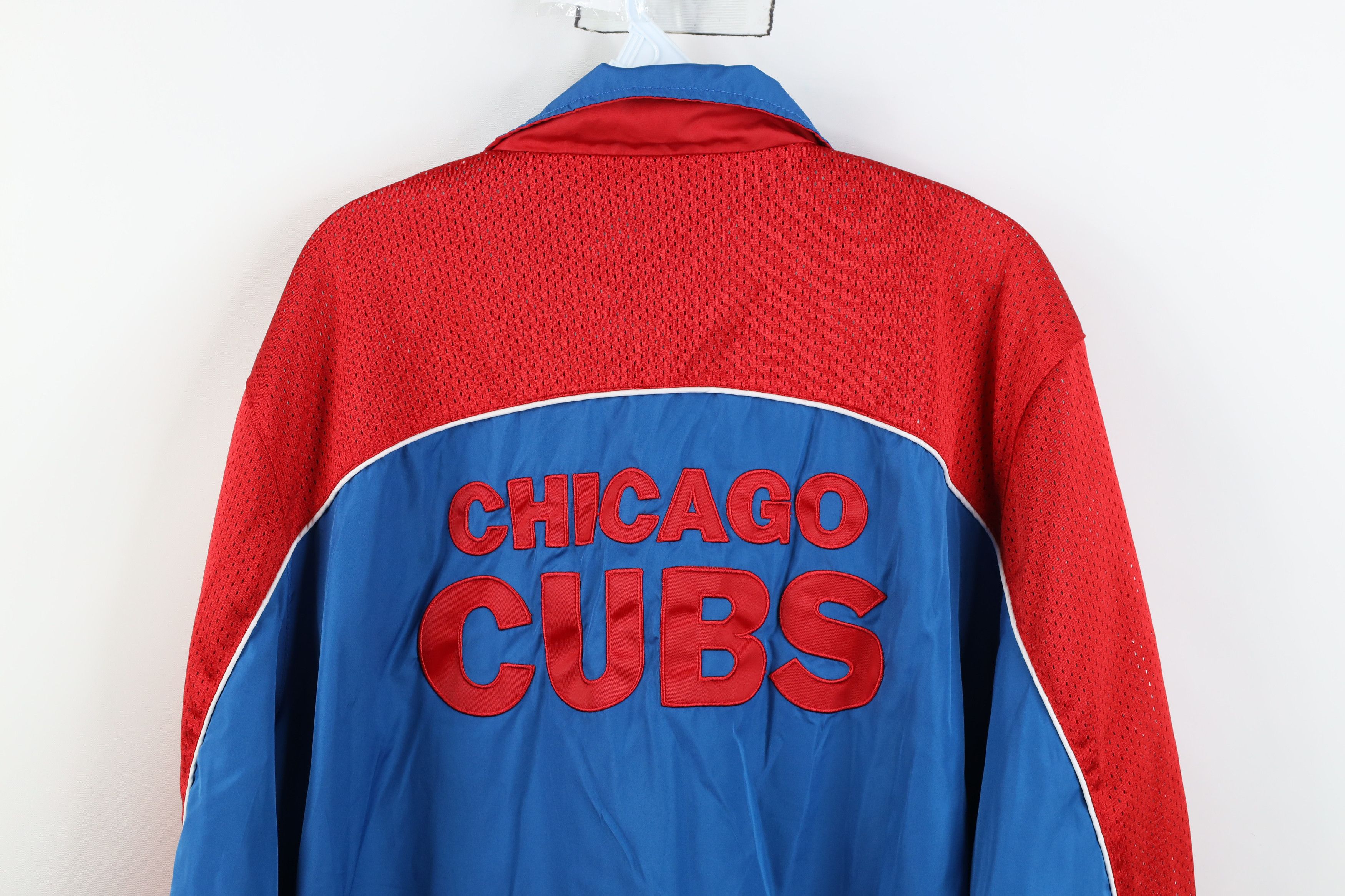 Vintage Vintage Chicago Cubs Football Pullover Windbreaker Jacket Size US M / EU 48-50 / 2 - 14 Thumbnail