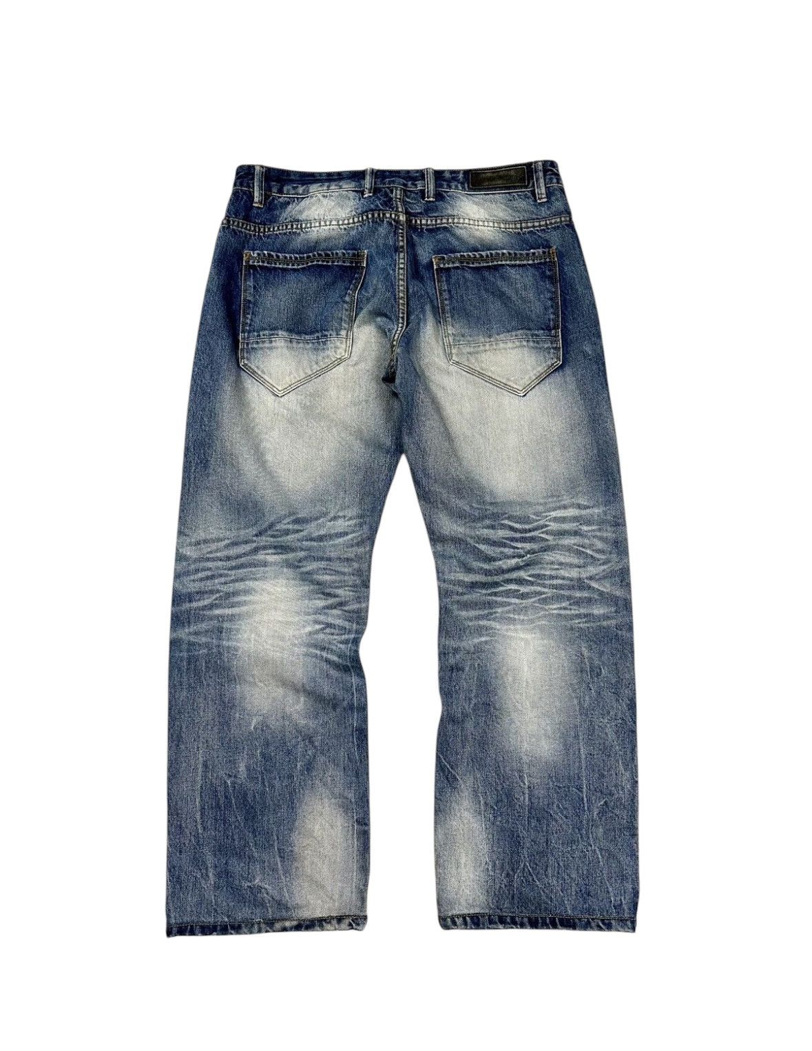 Japanese Brand × Vintage Vintage y2k Baggy Washed Japanese Denim Pants Jeans Mudwash Size US 36 / EU 52 - 7 Thumbnail