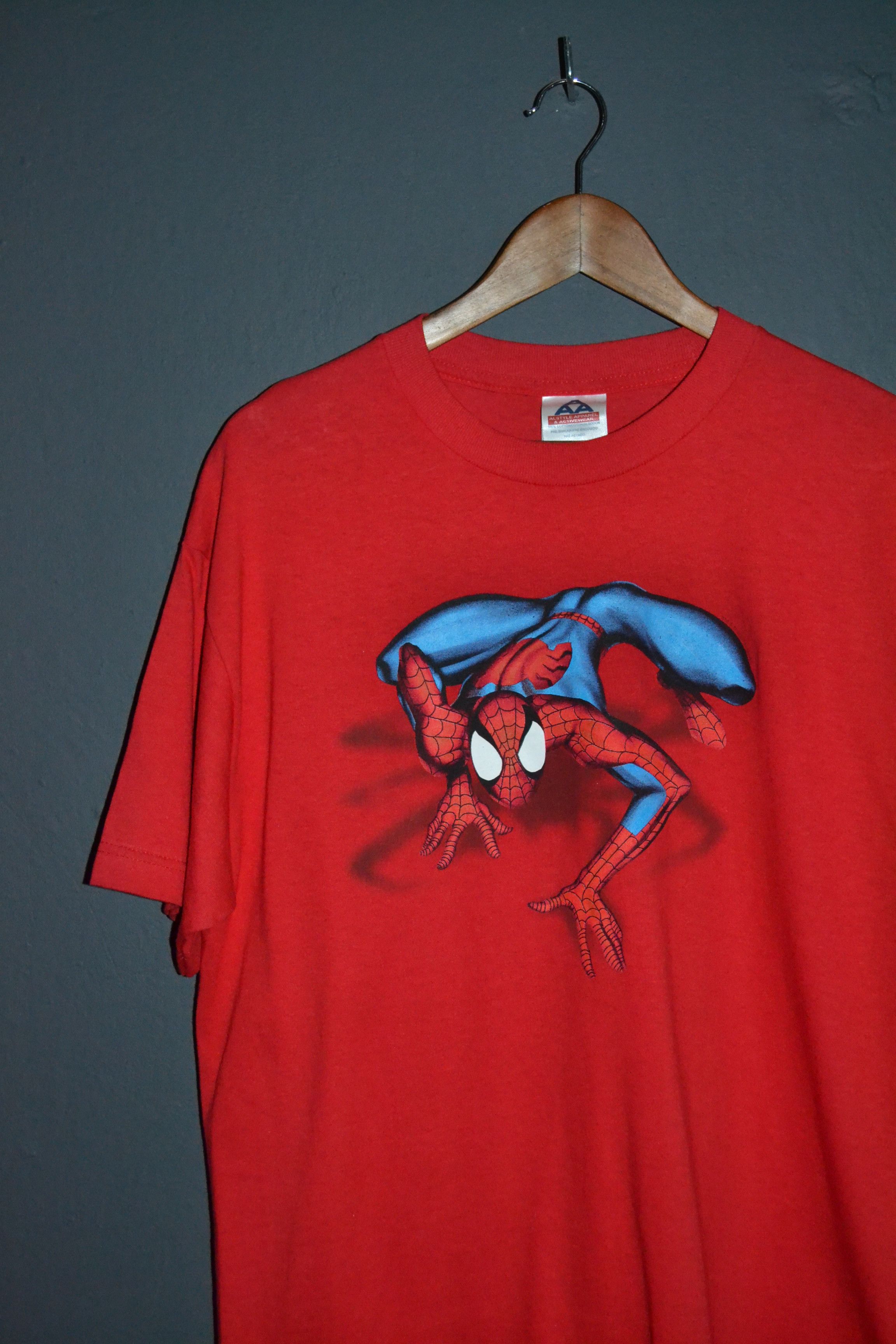 Vintage Spiderman 2001 Spider Man Marvel T shirt Size L