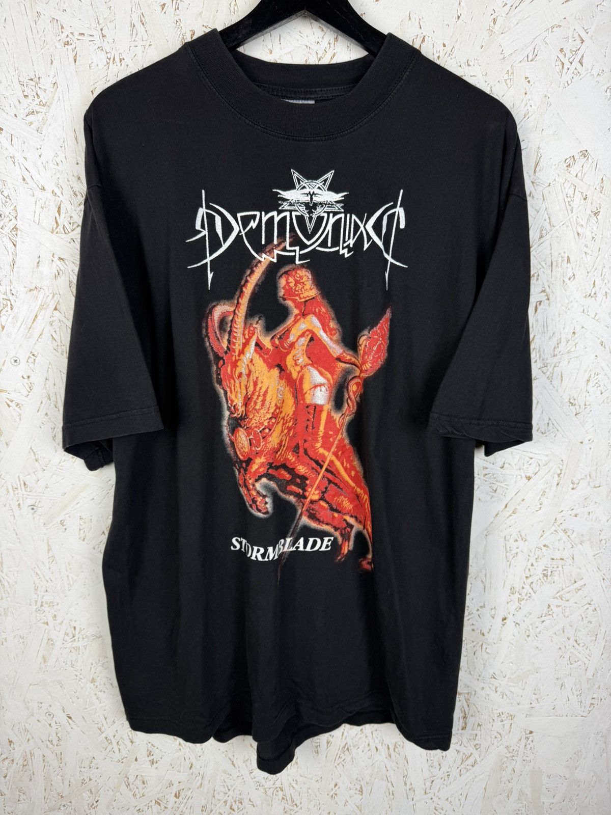 Band Tees 90s Demoniac Stormblade 1996 Black Metal Band T-Shirt XL Size US XL / EU 56 / 4 - 1 Thumbnail
