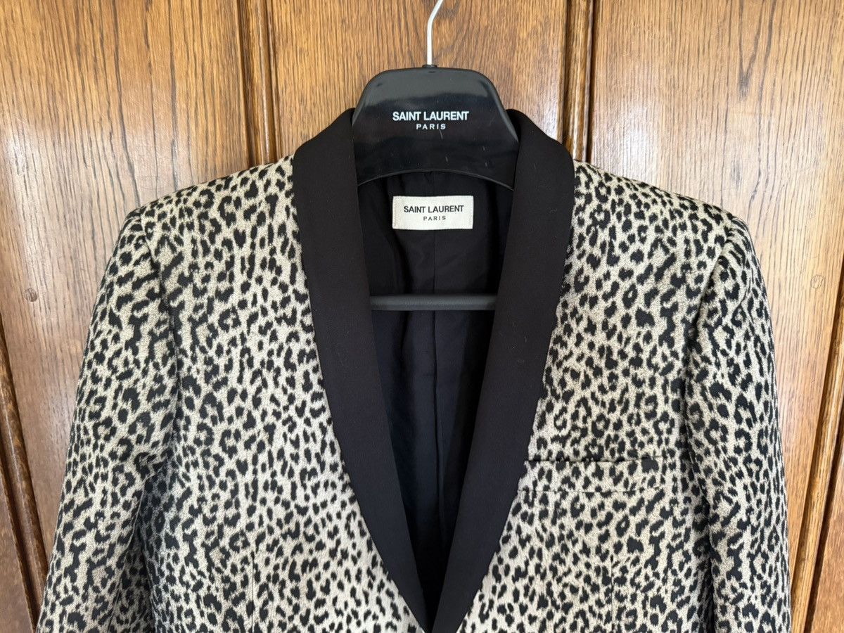 Hedi Slimane × Saint Laurent Paris SS14 Saint Laurent Babycat Le Smoking tuxedo jacket Hedi Size 36R - 13 Thumbnail