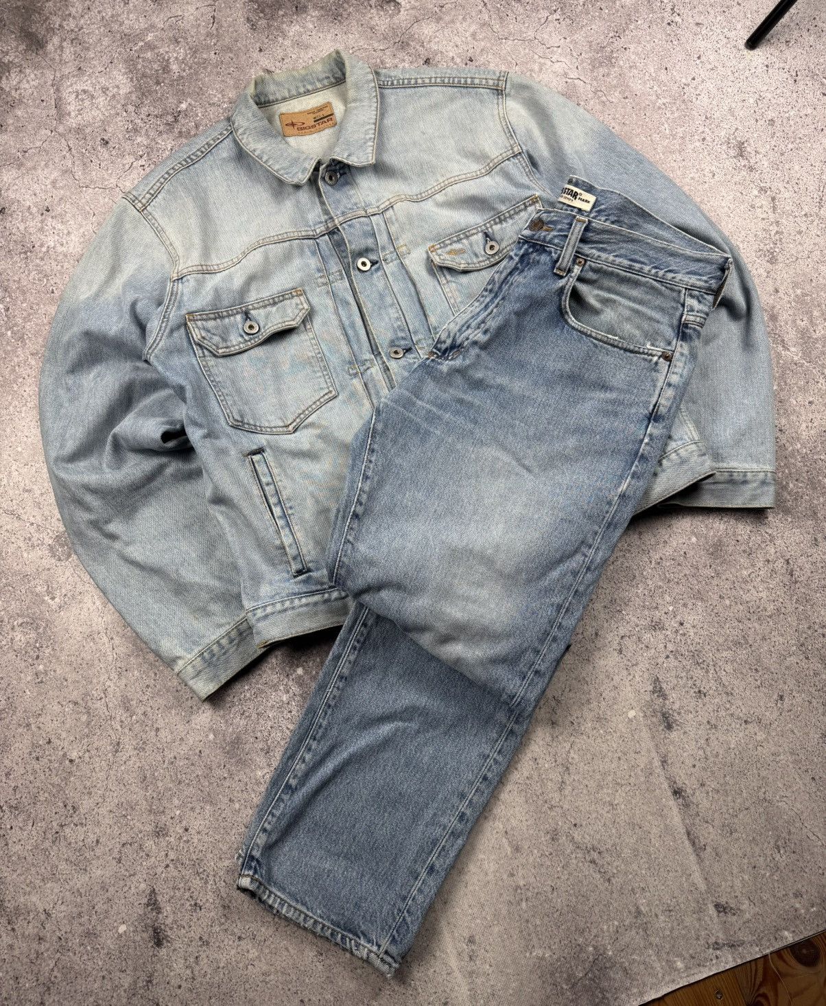 Japanese Brand × Vintage JAPANESSE DENIM JACKET&JEANS KAPITAL Y2K BAGGY SIZE LARGE Size US L / EU 52-54 / 3 - 2 Thumbnail