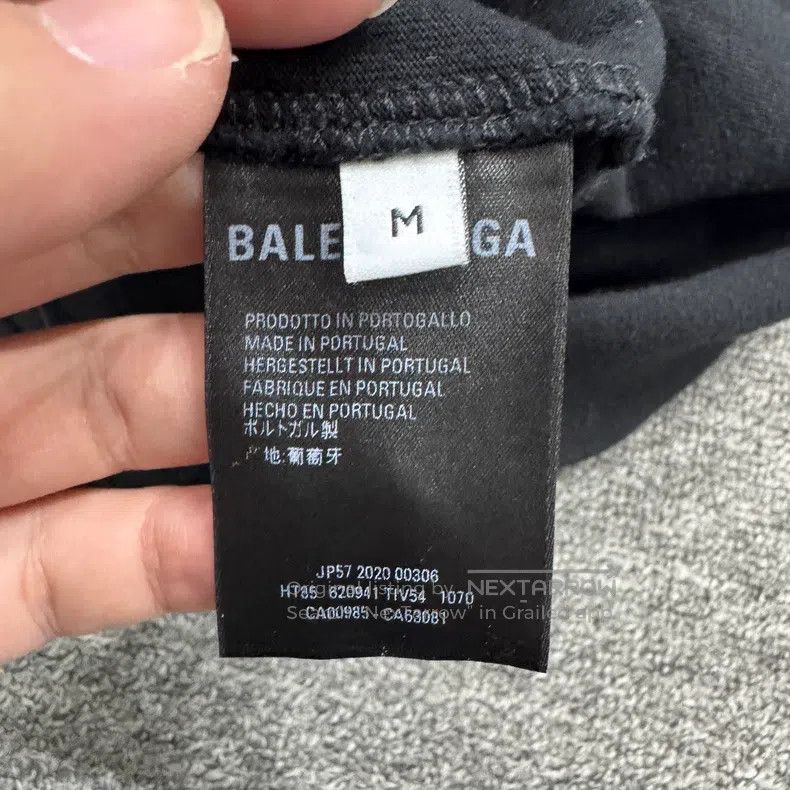 Balenciaga Balenciaga Letter Printed Short Sleeve Size US M / EU 48-50 / 2 - 3 Thumbnail