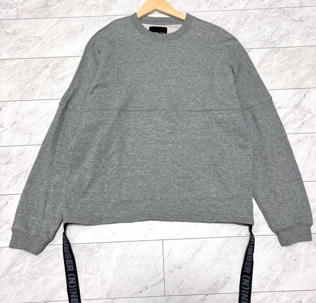 Number (N)ine number nine back logo sweatshirt Size US M / EU 48-50 / 2 - 4 Thumbnail