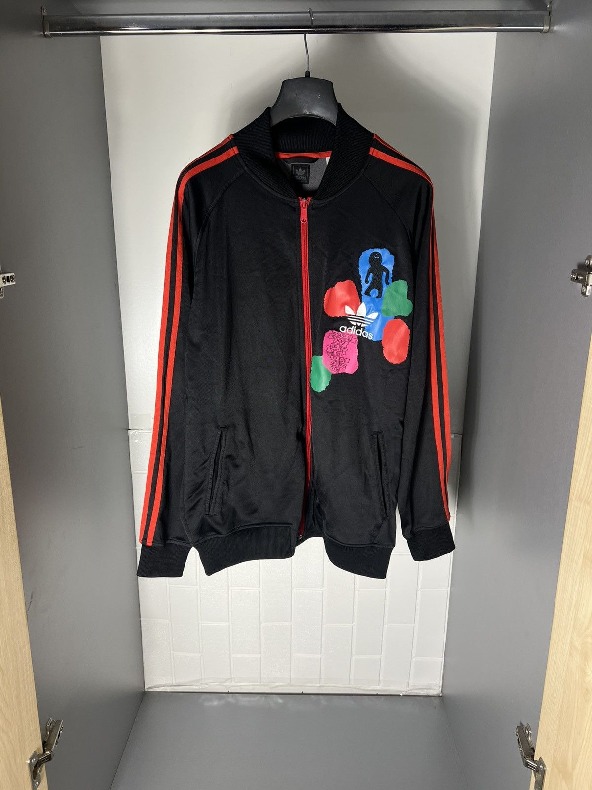 Japanese Brand × Vintage VERY RARE ADIDAS ORIGINAL MARK GONZALES DESIGNER BLOKE 90s Size US L / EU 52-54 / 3 - 1 Thumbnail