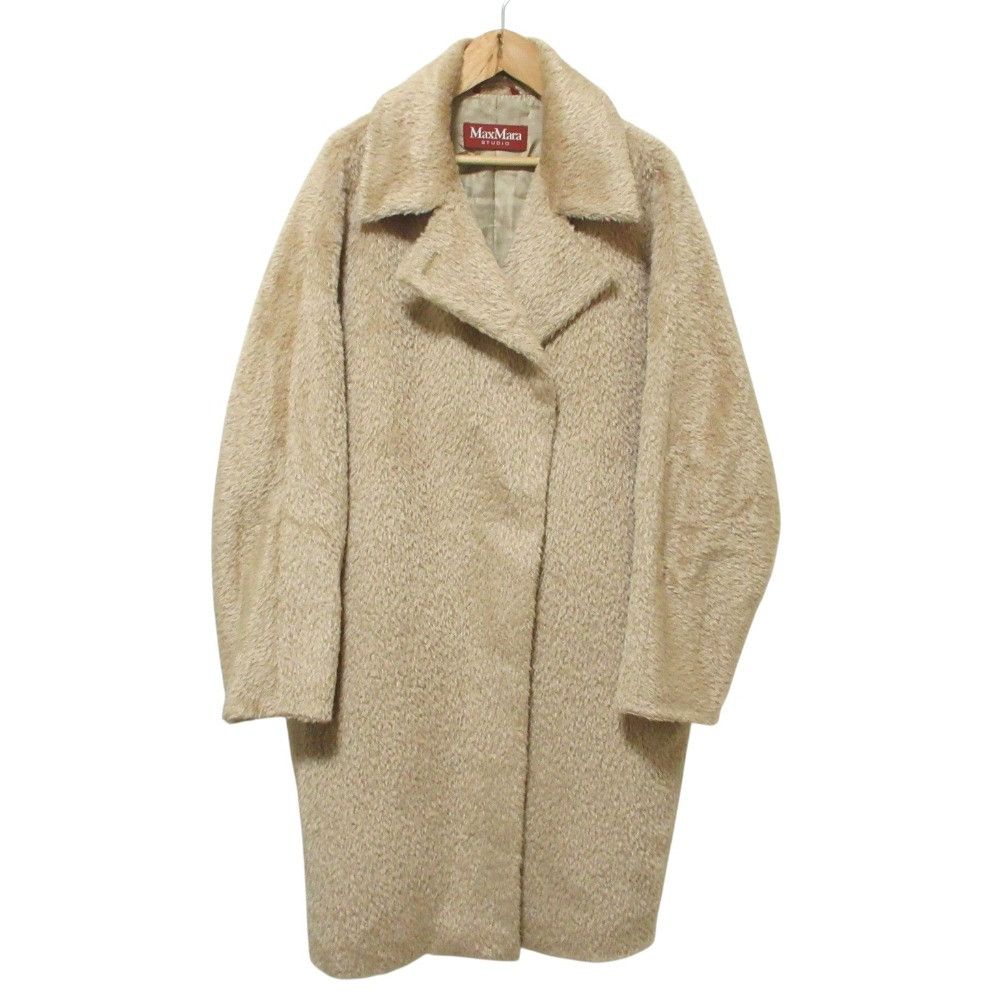 Max Mara Max Mara Max Mara STUDIO Shaggy Alpaca Coat Fur Outerwear DUTY FREE for USA Size ONE SIZE - 1 Thumbnail