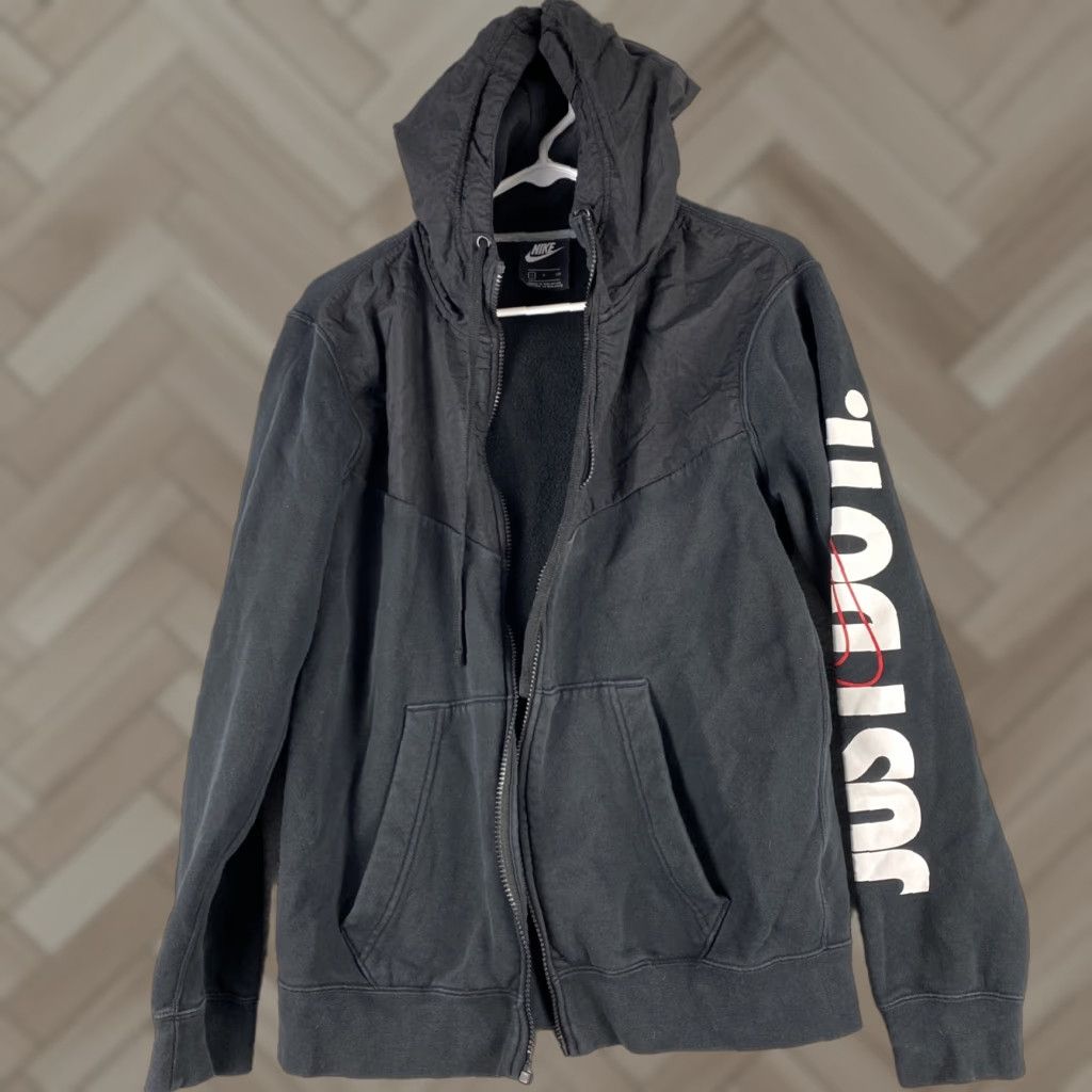 Nike VINTAGE Nike Men's Size S Hooded Jacket Casual Active Wear Fall Winter Black Long Sleeve Size US S / EU 44-46 / 1 - 1 Thumbnail