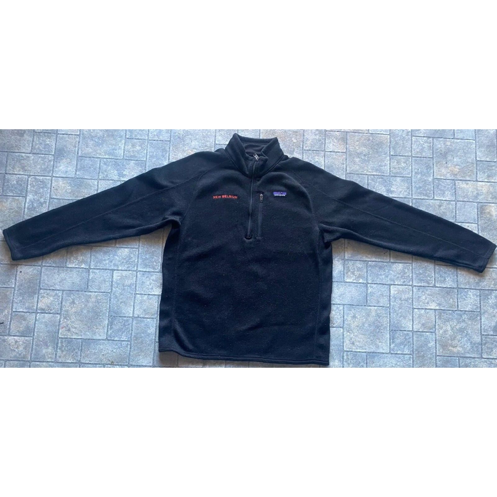 Patagonia Patagonia Sweatshirt Pullover Embroidered Black 1/4 Zip Men L Size US L / EU 52-54 / 3 - 2 Thumbnail