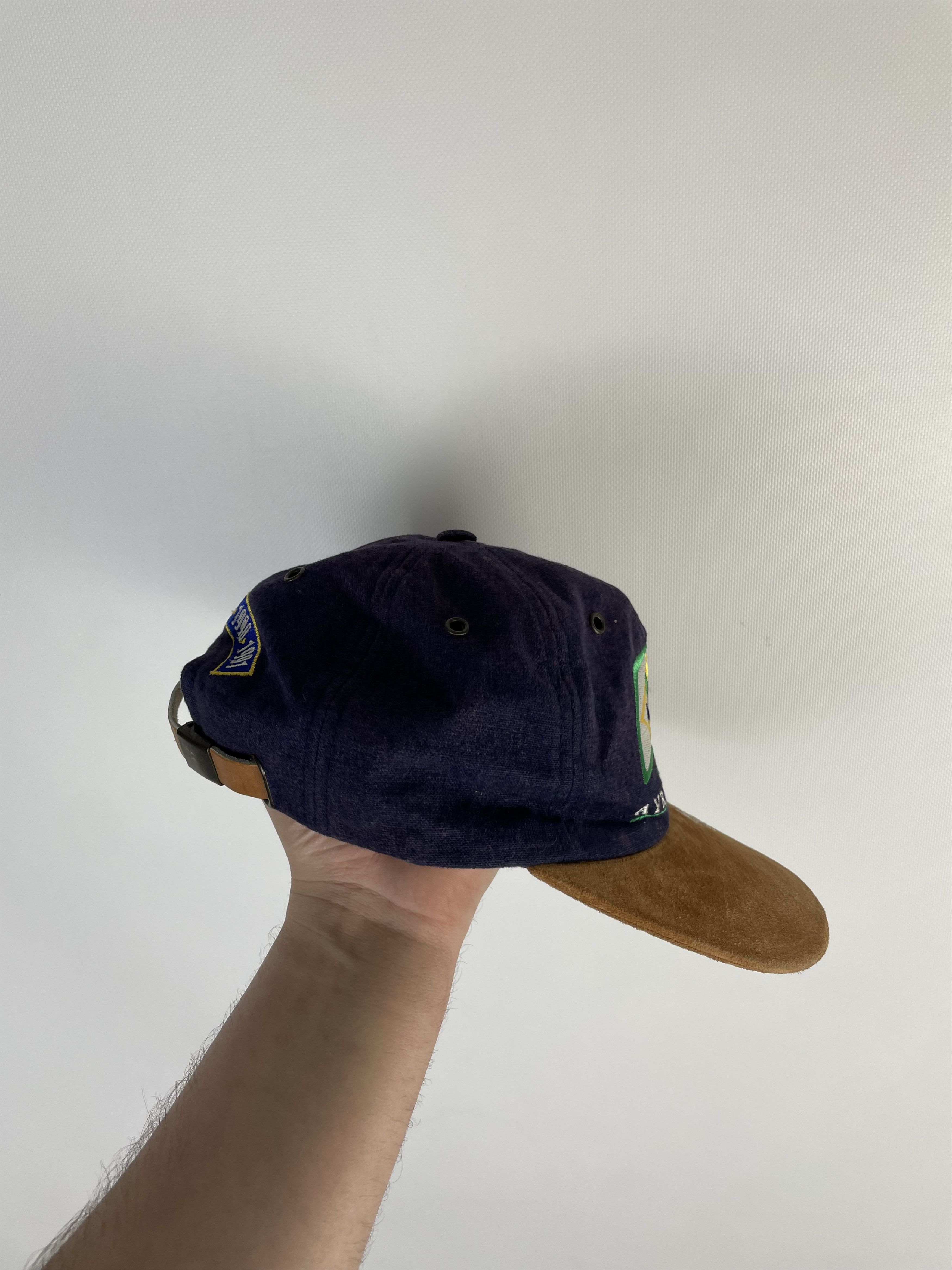 Vintage Vintage 90s Ayrton Senna Formula One Racing F1 Cap Hat Grail Size ONE SIZE - 4 Thumbnail