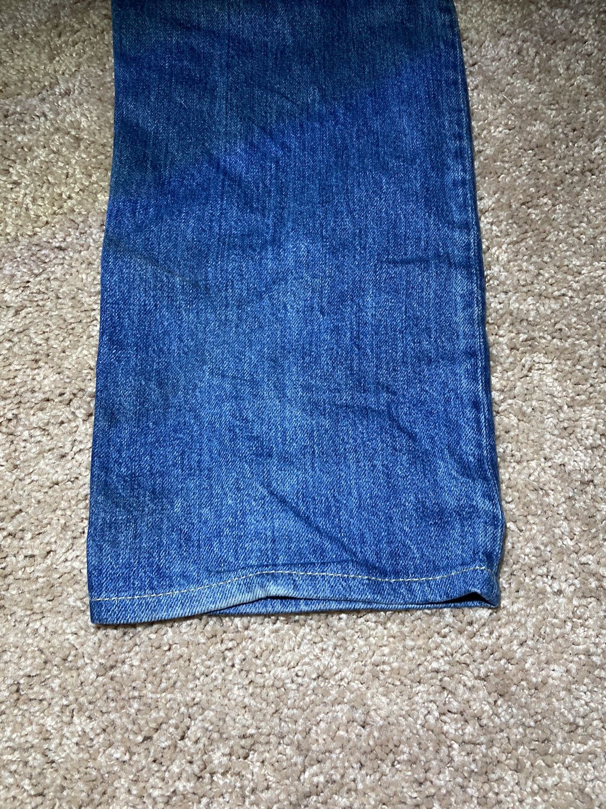 Martine Rose SS18 Martine Rose Boss Logo Extended Jeans 2018 MR Indigo 90 Size US 30 / EU 46 - 11 Thumbnail