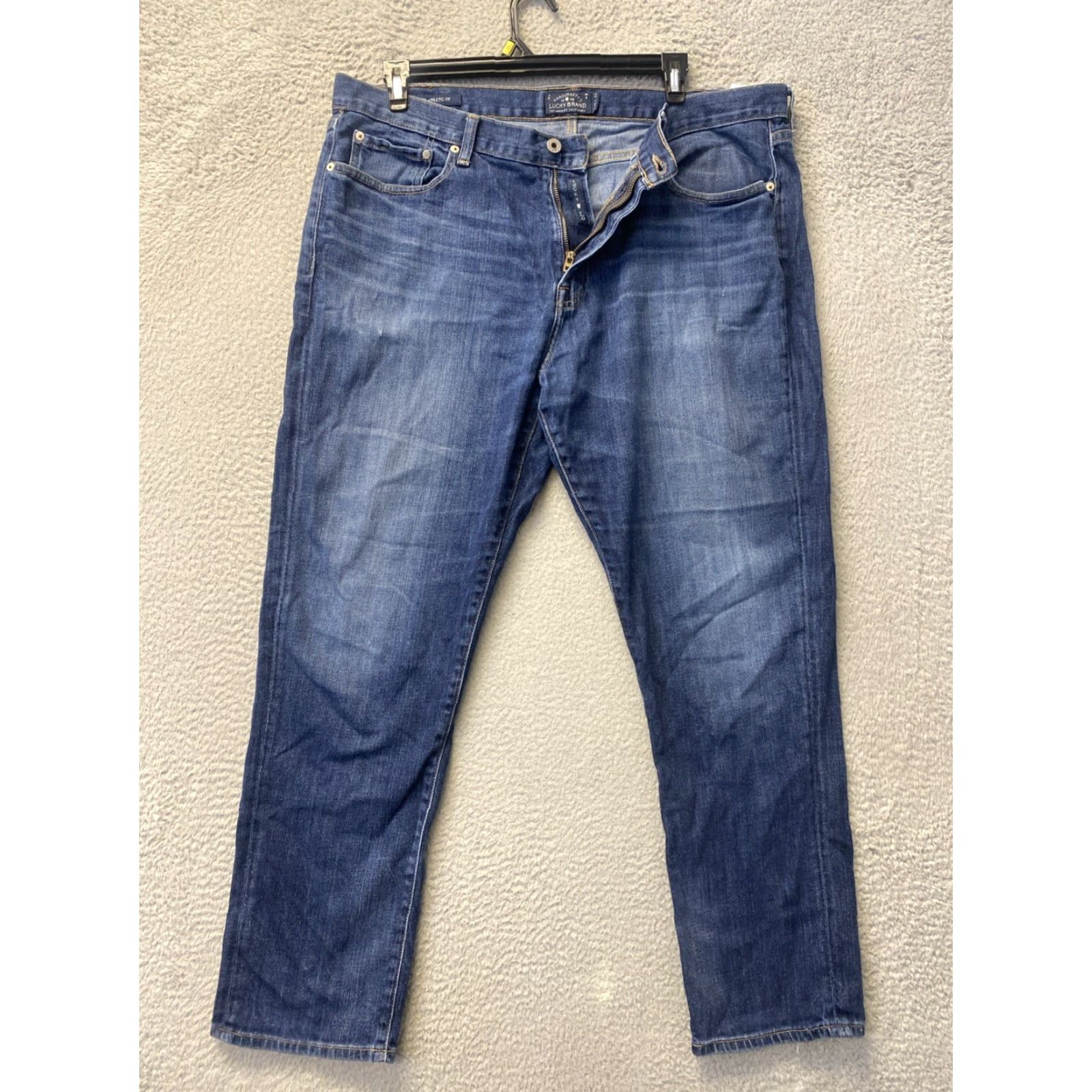 Lucky Brand VINTAGE Lucky Brand Straight Leg Jeans 40x32 Blue Denim Regular Fit Mens Size US 40 / EU 56 - 2 Thumbnail