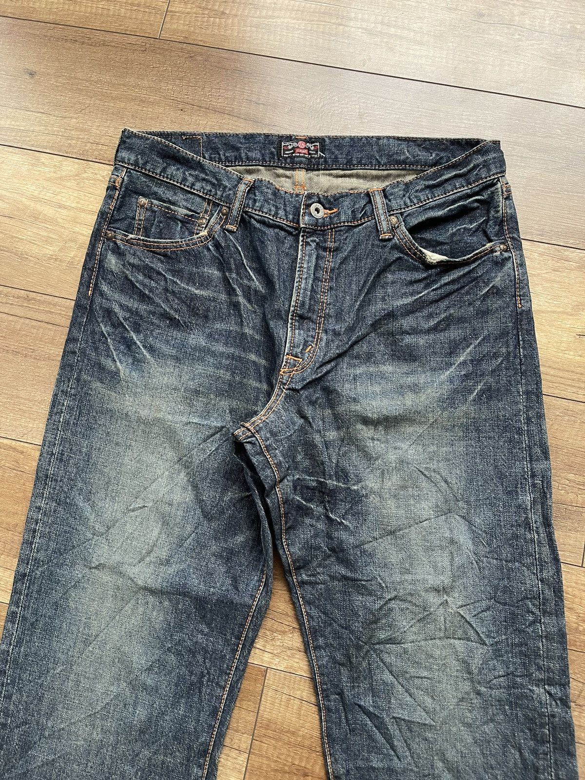 Vintage GL Heart Japan Vintage Denim Jeans Pants Cropped Size US 33 - 6 Thumbnail