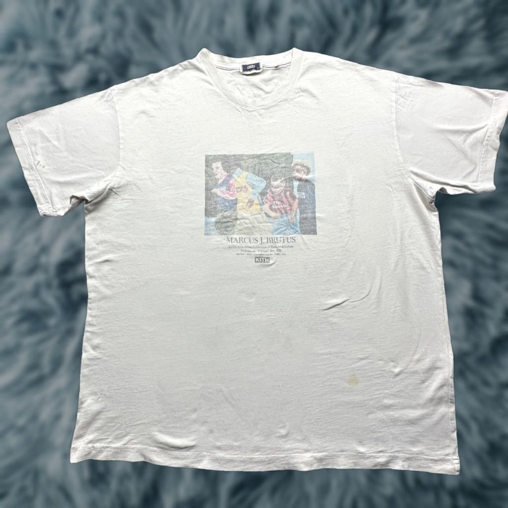 Kith VINTAGE Marcus J. Brutus KITH Art T-Shirt Mens XL Short Sleeve Graphic 21SS White Size US XL / EU 56 / 4 - 1 Thumbnail