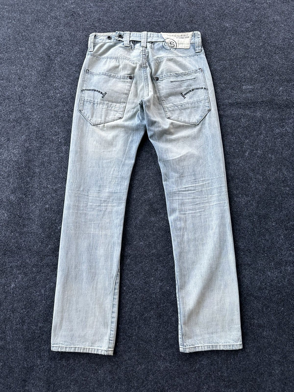 Beauty Beast × G-Star Gstar Raw G33/01 Distressed Denim D167 Size US 29 - 4 Thumbnail