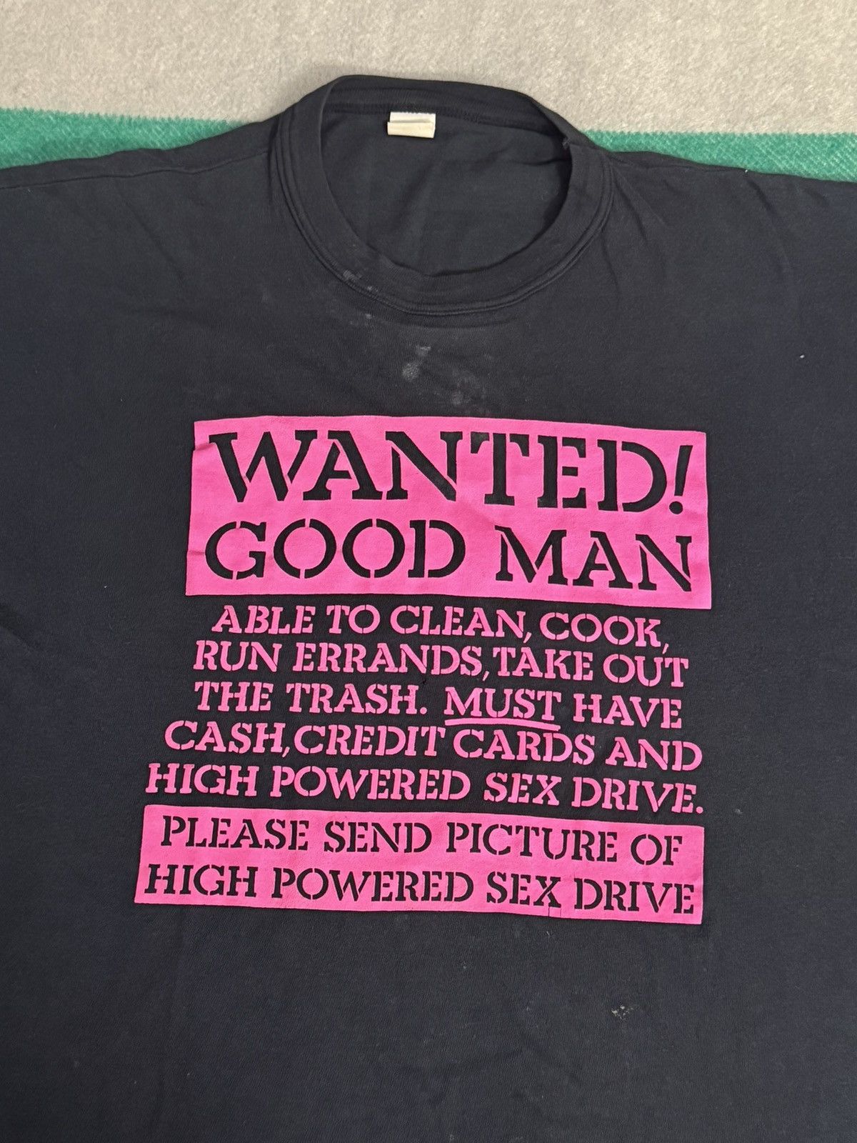Vintage Vintage 70s Good Man Sex Drive Humor Slogan Quote Tee Small Size US S / EU 44-46 / 1 - 1 Thumbnail