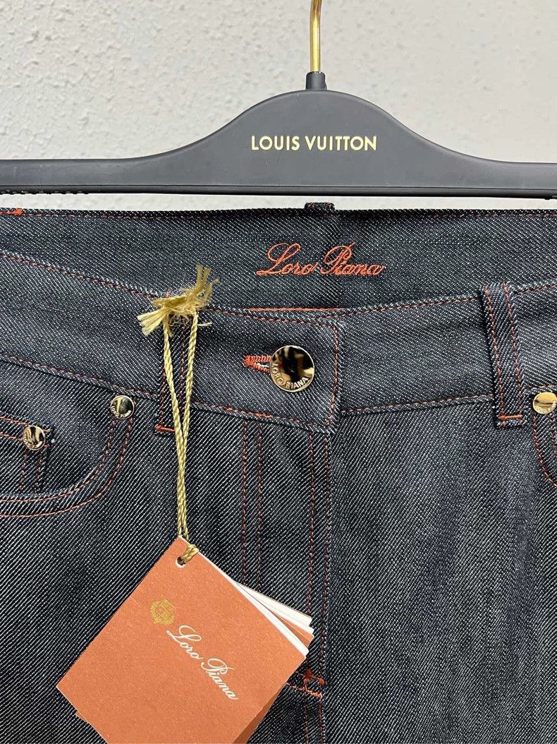 Loro Piana LORO PIANA Distressed Denim Pants Size US 42 / EU 58 - 3 Thumbnail