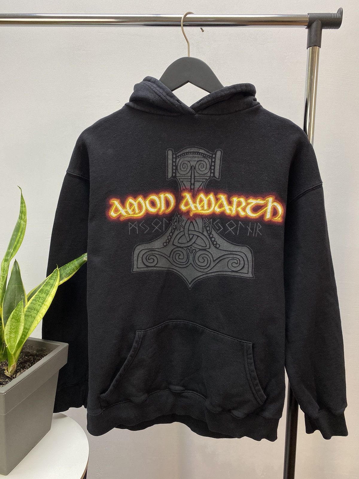 Band Tees × Vintage Vintage Amon Amarth Band Hoodie Size US M / EU 48-50 / 2 - 1 Thumbnail