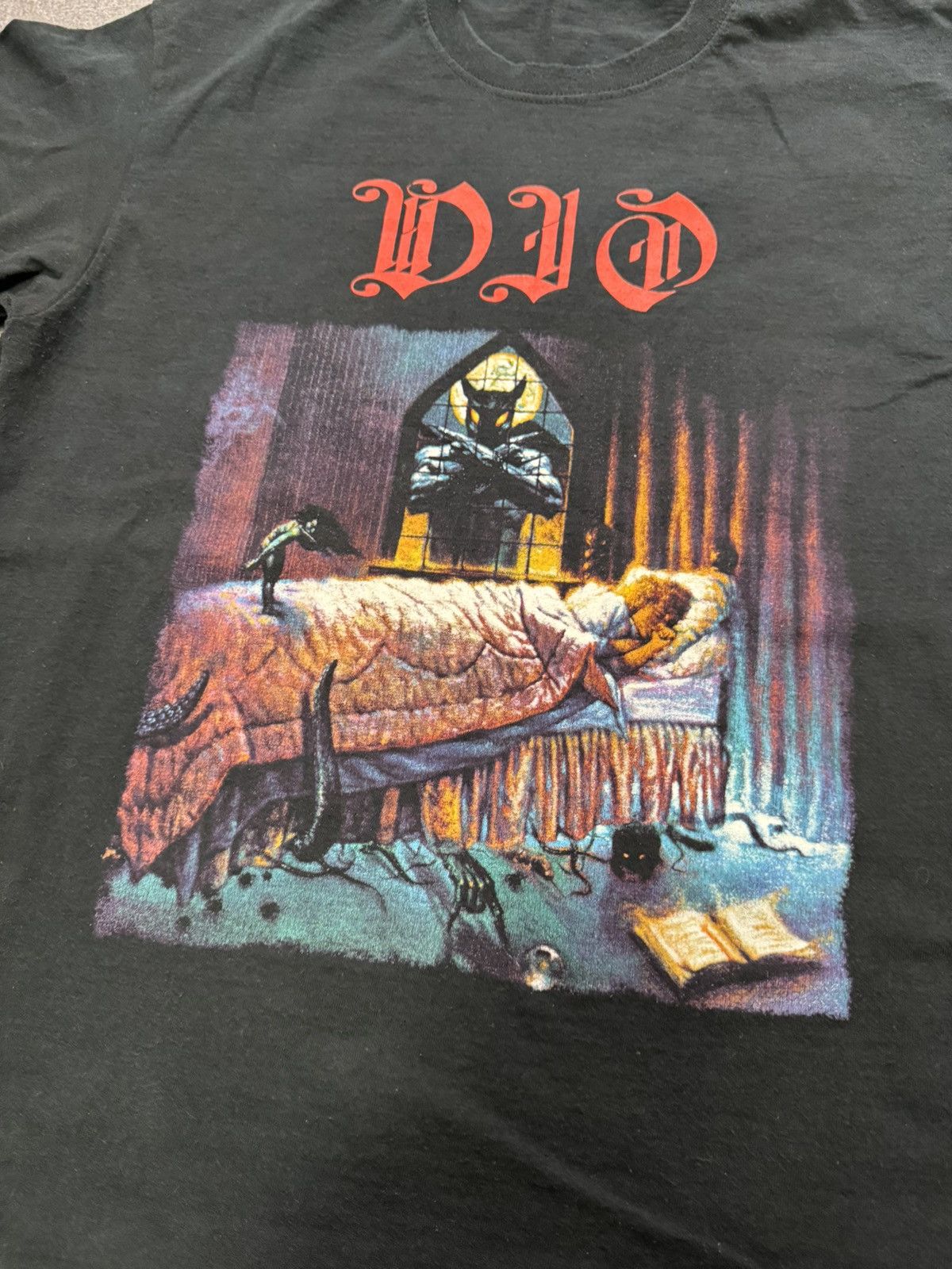 Vintage Vintage Dio T Shirt Rock Band Dream Evil Rock Band Size US L / EU 52-54 / 3 - 6 Thumbnail